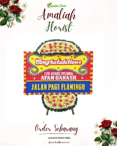 Bunga Papan Congratulation di Purutrejo